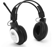 Portable Personal FM Radio Headphones , Wireless Headset with Radio Built in for Walking, Jogging, Daily Work