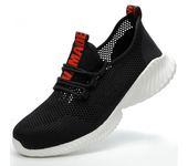 Zapatos De Seguridad De Verano, Zapatos De Trabajo Negros Con Punta De Hierro, Zapatos De Trabajo Ligeros Antipinchazos, Zapatillas De Trabajo De Seguridad Transpirables Para Hombres Y Mujeres
