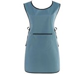 Waterproof Barber Apron Large Pockets Anti-fouling Hair Stylist Apron Vest Sleeveless Side Binding Hairdressing Cloak Men
