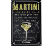 Vintage tail Metal Martini Retro Tin Signs Plaques Plate Poster Popular Bar Club Wall Decorative Room Stickers Decor