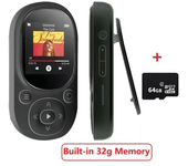 2024 New Mini Clip MP3 Player Portable Sports Music Player HiFi Lossless Music MP3 with Bluetooth, FM Radio, Recording