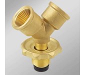 Propane separator with sealed valve, quick metal connection, 2-way adapter for gas burner, dining table camping grill