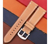 Vintage Genuine Leather Watchband 7 Colors Strap 18mm 20mm 22mm 24mm Women Men Cowhide Smart Watch Band Belt Accessories