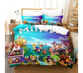 Cartoon Game Miitopia Bedding Set Duvet Cover Bed Set Quilt Cover Pillowcase Comforter king Queen Size Boys Adult Bedding Set