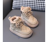 Zapatos de algodón polar Botas de algodón para niños Botas de nieve impermeables Zapatos para bebés y niños pequeños