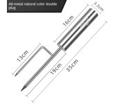 Metal Fishing Rod Holder Ground Insertion Portable Sea Rod Bracket Non-Deformed Easy To Carry Fishing Rod Socket Fishing Rod