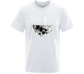 Camiseta de astronautas con diseño creativo de deshierbe en la Luna para hombre, camisa transpirable de moda, ropa creativa, camiseta de gran tamaño