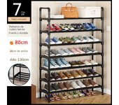 Zapatero de tubo de acero portante, adecuado para armarios, entradas, garajes y pasillos organizadores de zapatos, 60 -80 cm o