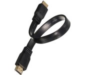 Short HDMI Male to Male Plug Flat Cable Cord Full HD for Audio Video HDTV TV PS3
