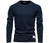 Tendencia casual deporte exterior cuello redondo algodón legging top