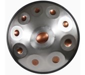 440Hz Steel Drum in D Minor 10/12 Notes Tongue Drum Percussion Instrument Handpan Drum