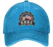 Fashion Doge Washed Cap Star Badge Street Style Sun Trucker Hat Summer Couple Women Tennis Skate Baseball Caps