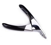 Cortador de cápsulas de uñas en forma de U, tijeras postizas acrílicas, cortador de uñas, accesorios de manicura profesional, 1
