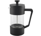 French Press Coffee & Tea Maker, Thickened Borosilicate Glass Coffee Press Rust-Free and Dishwasher Safe,Black