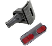 2pcs/set  Groom Dog Pet Tool Brush&connector adapter converter suitable for Dyson V7 V8 Vacuum Cleaner Replacements Parts