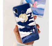 For Samsung Galaxy A20s Samsung A20 A30 Back Cover Phone Case Transparent Soft TPU Silicone Coque Women Fashion Flower Butterfly