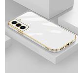 Luxury Plating Square Phone Case For Samsung S22 Ultra S23 S21 Plus s21 FE Case Cover For Galaxy S 21 S22 S20 FE Silicone Case