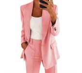 Women's blazer and light trousers, three of 2 pieces