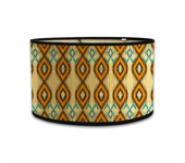 Lamp Shades Print Oval Lamp Shade 30x30x20CM Vintage Lamp Shades for Chandeliers and Floor Lamps H