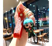 Pirates of the Caribbean keychain cartoon Q version doll small gift popular Captain Jack key chain