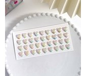 Account Scrapbooking Stationery Bling Decorative Sticker DIY Children Toys Love Heart Rhinestone 3D Crystal Diamond Sticker