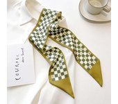88x 7cm Wrap Poly Silk Slip Twill Y Narrow Edge perfume Small Long Scarf Design