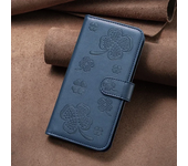 para Xiaomi Redmi 13C 12C 10C 9A 9C Note 12S 12 Pro Plus 11S 10S 9 Pro 8T funda magnética de cuero con estampado de cuatro hojas