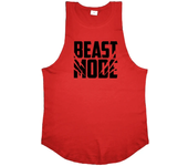 Summer Gym Tank Tops Mens BEAST MODE Bodybuilding Tanktop Workout Singlets Fitness Stringer Clothing Cotton Sleeveless Shirt Men