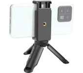 PULUZ Mini Plastic Tripod + Universal Phone Clamp Bracket, For iPhone, Galaxy, Huawei, Xiaomi, Sony, HTC, Google and other Smartphones