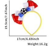 UEFA Euro 2024 Football Headband Fan Cheering Props European Cup Party Decor