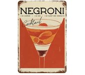 Vintage Fruit Juice Mojito Aperol Spritz Posters and Sangria Drink Negroni Metal Tin Sign Plaque For Club Bar Shop Home Decor