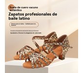 Nuevos Zapatos De Baile Latino, Zapatos De Baile Cuadrado Para Señoras Adultas, Zapatos De Baile De Salón De Tacón Alto, Zapatos De Baile Fondo Blando Al Aire Libre