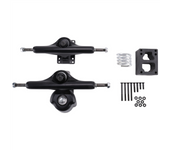 6.25Inch Meraki Surf Skate Truck Aluminium Alloy Land Surfskate Board Truck Part Supply Rotatable Spring Bracket,Black