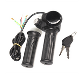 48V Electric Bicycle Throttle Hall Sensor Turn Handle Accelerator 1.5m for Electric Scooter E-Bike Tricycle
