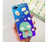 For Xiaomi Mi 8 Lite Case Clear Silione With Cute Painted Soft Phone Back Cover For Xiomi Mi 8 Lite Fundas Mi8Lite Coque Capas