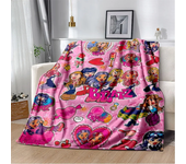 Bratz Cartoon 3D Printed Girls Blanket,Flannel Soft Throw Blanket for Home Bedroom Bed Sofa Picnic Office Hiking Cover Kids Gift