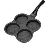 4 Hole Frying Pot Thickened Omelet Pan Non-Stick Egg Pancake Steak Pan Cooking Egg Ham Pans Breakfast Maker