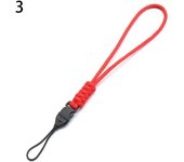 26cm Anti-lost Lanyard Paracord Keychain Parachute Cord Self-Defense Emergency Survival Backpack Flashlight Camera Hanging Rope