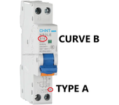 CHINT NB2LE Curve B C Type A AC 1P+N Residual Current Operated Leakage Protection Switch Circuit Breaker RCBO 30MA 10A 16A 20A