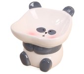 Anti Knock Ceramic Cat Bowl Creative Slanted Mouth Pet High Foot Bowl Non-slip Multi-use Dog Food Feeding Basin Kitten Puppy