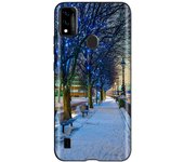 For ZTE Blade A51 Case Silicone Cute Cartoon Cats Wolf Printed Soft TPU Phone Cover 6.52" For ZTE Blade A51 A 51 BladeA51 Fundas