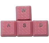 DIY Custom Keyboard Keys, 4 Uds, ABS Backlit GL Touch Switch Key, With Textured Anti Slip Cover, Suitable For G913 G915 G813