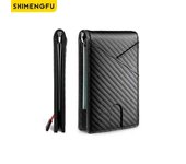 Anti-Theft RFID Leather Holder Wallet for Men And Women Money Clip Bank ID Credit Card Case Purse