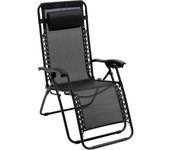 Tumbona Plegable y Reclinable para Jardín y Terraza, Silla Zero Gravity para Playa y Piscina, Tumbonas Relax Cómoda 165x65x113 cm