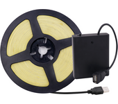 5MM 5V COB LED Strip 320Leds/m RA 90 High Density Flexible LED Tape Ribbon USB Battery Powered FOB LED Lights Linear Lighting