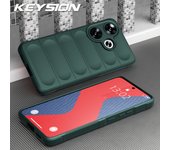 KEYSION Shockproof Case for Xiaomi POCO F6 F6 Pro Anti-skid Soft Silicone Phone Back Cover for Xiaomi POCO F6 Pro