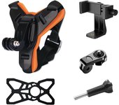 Suitable for Gopro accessory chin support 5-in-1 off-road vehicle helmet fixing bracket set