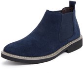 Mens Chukka Boots Leather Boots for Men Casual Ankle Mens Slip On Boots