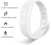 Pulsera inteligente LED Digital resistente al agua, reloj inteligente con Monitor de podómetro para correr, recordatorio de alarma de vibración