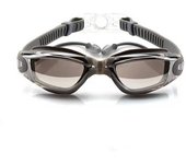 Gafas de natación impermeables con protección UV, gafas de natación ajustables de silicona para niños y niñas, para bucear en la